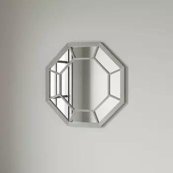 Зеркало Glam в раме цвета натурального дуба