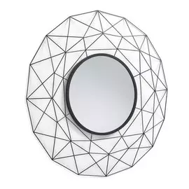 Зеркало Habita в металлической черной раме