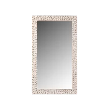 Зеркало напольное Samhita в раме бежевого цвета