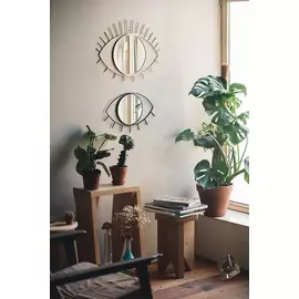 Зеркало настенное Cyclops большое золотое