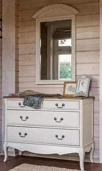 Зеркало настенное с полукруглым верхом