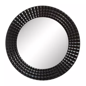 Зеркало настенное в черном глянце Latiano