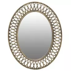 Зеркало настенное в раме золотого цвета