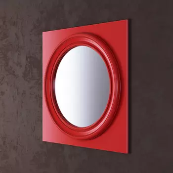 Зеркало Town Red красного цвета