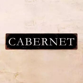 Жестяная табличка Cabernet