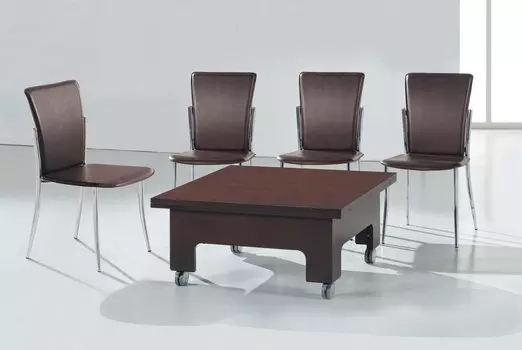 Журнально-обеденный стол с регулировкой высоты