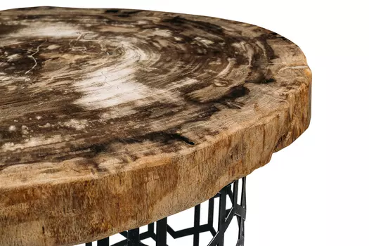 Журнальный стол бинтау из окаменелого дерева 381154