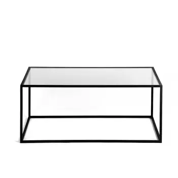 Журнальный стол Darmian Into Black прозрачное стекло