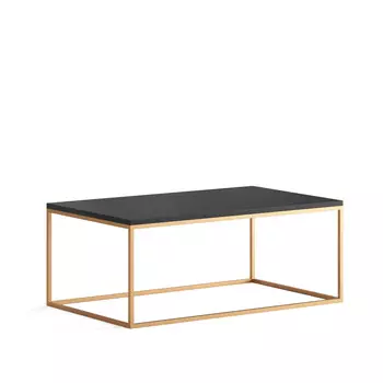 Журнальный стол Lingard Gold цвета черного дуба