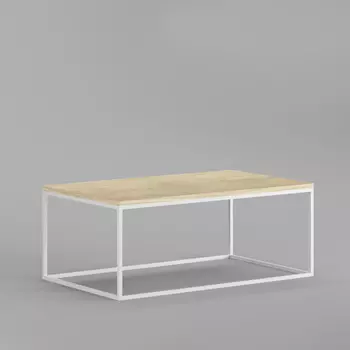 Журнальный стол Lingard White светлый дуб