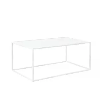 Журнальный стол London White матовое стекло