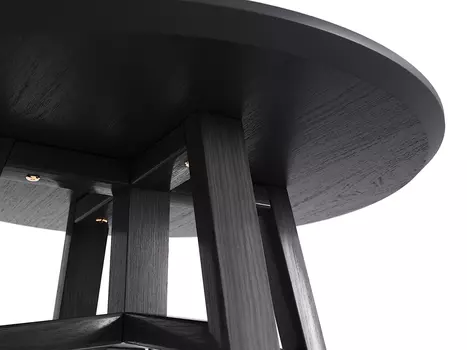 Журнальный стол Mack чёрный дуб