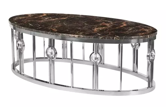 Журнальный стол со столешницей из искусственного мрамора