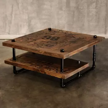 Журнальный столик Chivas на металлических ножках