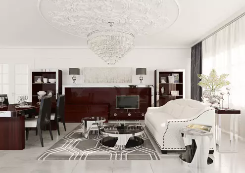 Журнальный столик Exclusive со стеклянной столешницей