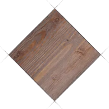 Журнальный столик из дерева и металла