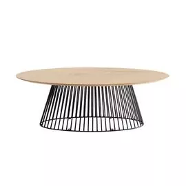 Журнальный столик Leska с овальной столешницей