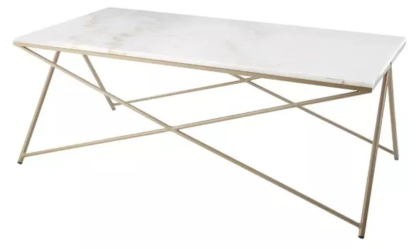 Журнальный столик Naill с мраморной столешницей