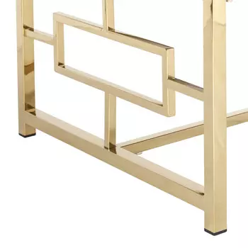 Журнальный столик с черной столешницей