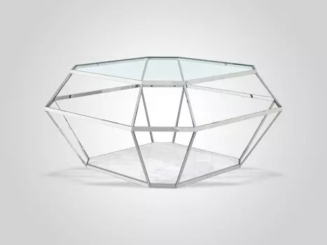 Журнальный столик со стеклянной столешницей