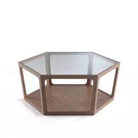 Журнальный столик со стеклянной столешницей