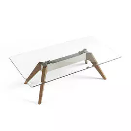 Журнальный столик со стеклянной столешницей