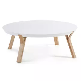 Журнальный столик Solid белого цвета