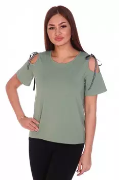 Блуза трикотажная Бланш (зеленая) рр