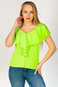 Блуза трикотажная Брита (салатовая)