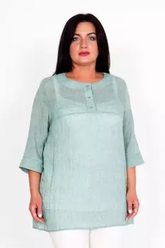 Блуза трикотажная Джу (зеленая)