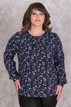 Блуза трикотажная Юля (орнамент)