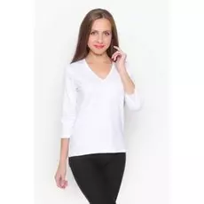 Блуза трикотажная Камилла (белая)