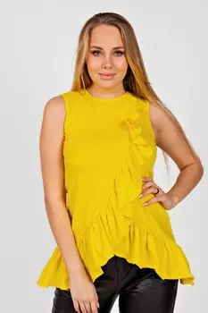 Блуза трикотажная Киара (лимонная)