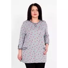 Блуза трикотажная Марина (серая)