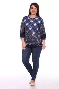 Рубашка трикотажная Марион (орнамент)