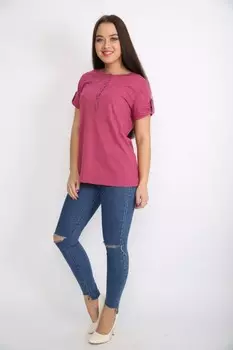 Блуза трикотажная Нола (малиновая)