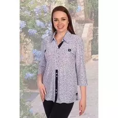 Блуза трикотажная Облик (белая)