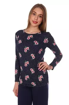 Блуза трикотажная Шаде (цветы)