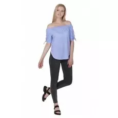 Блуза трикотажная Сирень (голубая)