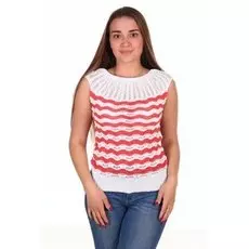 Блуза трикотажная Влада (красная)