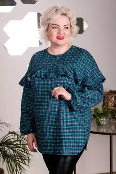 Блуза трикотажная Волан