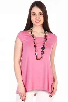 Блуза вискозная Лиана (розовая)
