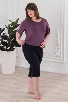 Бриджи трикотажные Елена (темно-синие)