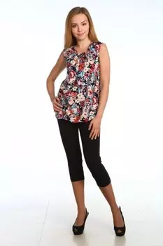 Бриджи трикотажные Габи (черные)