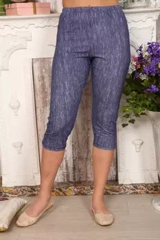 Бриджи трикотажные Габи (джинс) рр