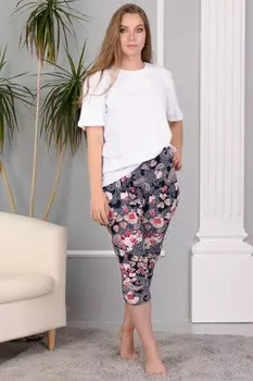 Бриджи трикотажные Илиана (огурцы)