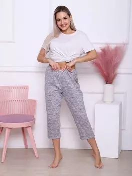 Бриджи трикотажные Катарина (серые)