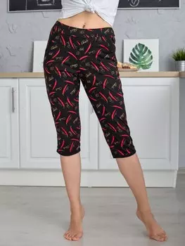 Бриджи трикотажные Рената (перцы)