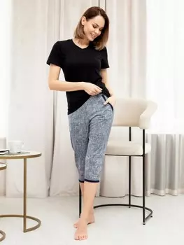 Бриджи трикотажные Рената (серые)