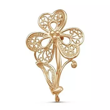 Брошь бижутерия Миранда (золочение) зк